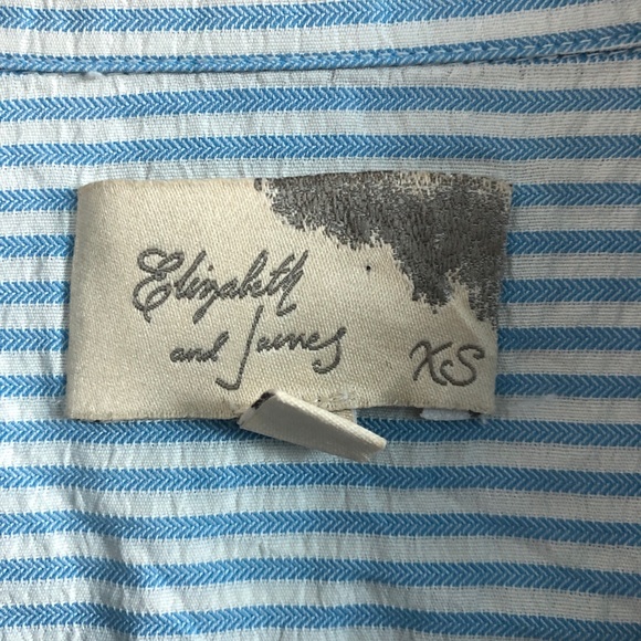 Elizabeth and James | Seersucker button-down | XS - Picture 5 of 5